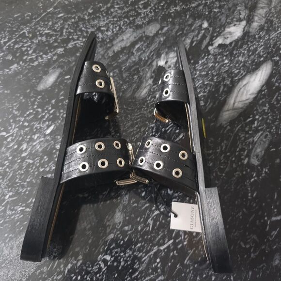 BRAND NEW BRAND NEW GIASONE BUCKLE TWO-STRAP SANDALS - Picture 13 of 15